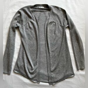 Maurices Heather Gray Open Cardigan